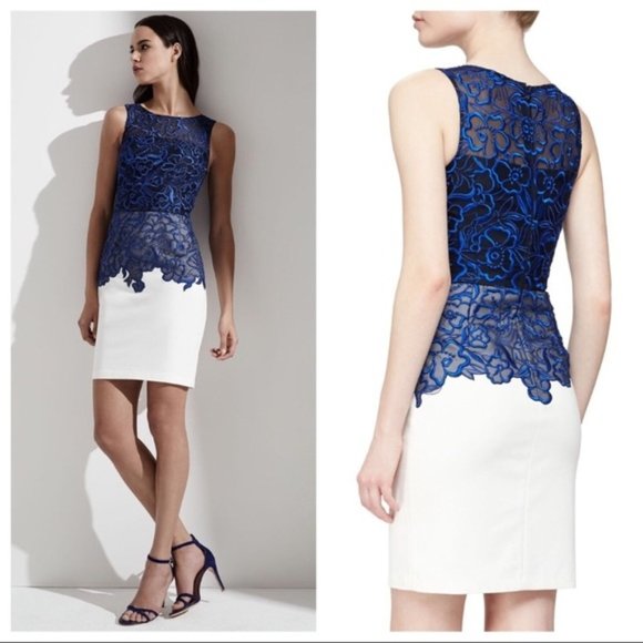 Anthropologie Dresses & Skirts - Anthropologie Sachin & Babi Noir Blue White Dress